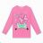 T-Shirt Langarm Kinder Mädchen (98-128) Kugo WL9363