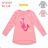 T-Shirt Langarm Kinder Mädchen (98-128) Kugo WL9363