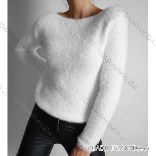 Bluse Langarm mit Rüschen Frauen (UNI S / L) ITALIAN FASHION IMK20159