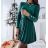 Kleid mit 3/4 Ärmeltasche für Damen (uni sl) ITALIAN Fashion IMWD20527