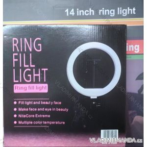 LED Ring Selfie Licht 26cm, Lampe mit Ständer ELM20014