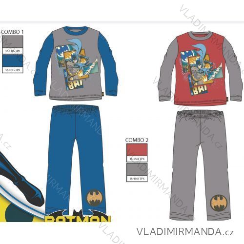 Schlafanzug lange Batman Baby Jungen (2-8 Jahre) TKL 202186
