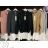 Kleid mit 3/4 Ärmeltasche für Damen (uni sl) ITALIAN Fashion IMWD20527
