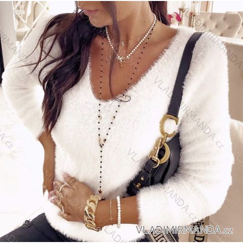 Kleid mit 3/4 Ärmeltasche für Damen (uni sl) ITALIAN Fashion IM3181746