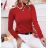 Bluse Langarm mit Rüschen Frauen (UNI S / L) ITALIAN FASHION IMK20159