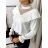 T-Shirt Kurzarm Frauen (UNI S / L) ITALIENISCHE MODE IMK20128