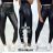 Leggings Hose Kunstleder mit Reißverschluss (xs-m) Italian Fashion LML20003