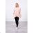 Sweatshirt mit Fahrraddruck - dunkles Puderrosa