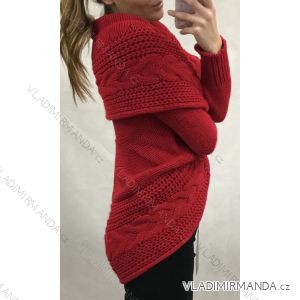 Strickjacke gestrickte warme Langarmfrauen (UNI S / L) ITALIAN FASHION IM420704