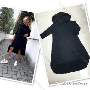 Kleid mit 3/4 Ärmeltasche für Damen (uni sl) ITALIAN Fashion IMWD20529