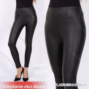 Leggings Hose Kunstleder mit Reißverschluss (xs-m) Italian Fashion LML20003