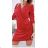 Kleid mit 3/4 Ärmeltasche für Damen (uni sl) ITALIAN Fashion IMWD20527