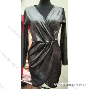 Kleid mit 3/4 Ärmeltasche für Damen (uni sl) ITALIAN Fashion IMWD20527