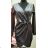 Kleid mit 3/4 Ärmeltasche für Damen (uni sl) ITALIAN Fashion IMWD20527