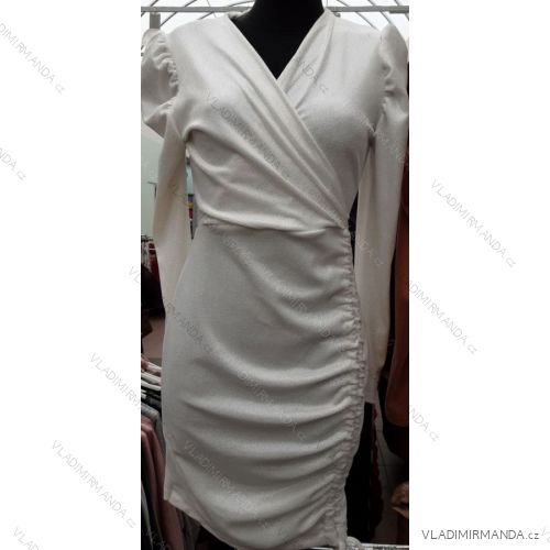 Kleid mit 3/4 Ärmeltasche für Damen (uni sl) ITALIAN Fashion IMWD20527