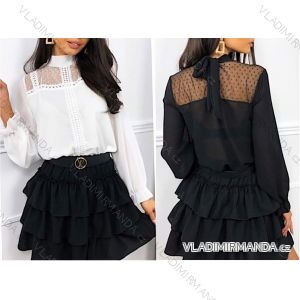 T-Shirt Kurzarm Frauen (UNI S / L) ITALIENISCHE MODE IMK20128