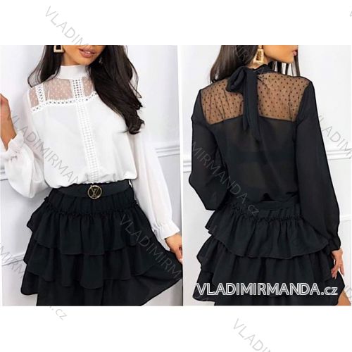 Kleid mit 3/4 Ärmeltasche für Damen (S/M ONE SIZE) ITALIAN Fashion IMWD20514