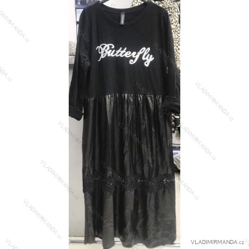 Kleid mit 3/4 Ärmeltasche für Damen (uni sl) ITALIAN Fashion IMWD20515