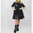 Kleid mit 3/4 Ärmeltasche für Damen (uni sl) ITALIAN Fashion IMWD20527