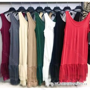 Kleid mit 3/4 Ärmeltasche für Damen (uni sl) ITALIAN Fashion IMWD20515