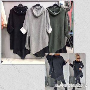 Kleid mit 3/4 Ärmeltasche für Damen (uni sl) ITALIAN Fashion IM3181746