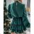 Kleid mit 3/4 Ärmeltasche für Damen (uni sl) ITALIAN Fashion IMWD20515