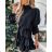 Kleid mit 3/4 Ärmeltasche für Damen (uni sl) ITALIAN Fashion IMWD20515