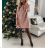 Kleid mit 3/4 Ärmeltasche für Damen (uni sl) ITALIAN Fashion IMWD20515