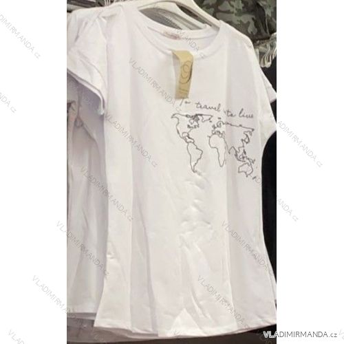 T-Shirt Kurzarm Damen Balance (Uni s / m) ITALIAN FASHION IMC20117