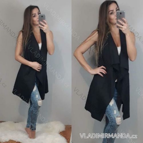 ÄRMELLOSE WESTE (uni s / m) ITALIENISCHE MODE IMM2009