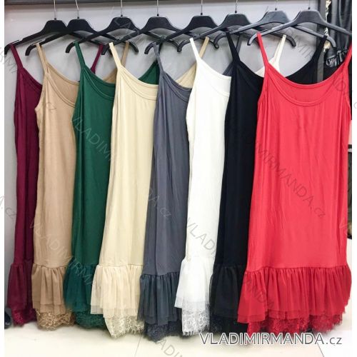 Kleid mit 3/4 Ärmeltasche für Damen (uni sl) ITALIAN Fashion IMWD20515