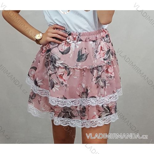 Blumensommerrock für Damen (uni s / m) ITALIAN FASHION IM920095