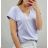 T-Shirt Kurzarm mit Schnalle Damen (Uni s / m) TURKISH FASHION IMT20137 S / M eine Größe <p>Gelb</p>