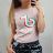 T-Shirt Kurzarm Tik Token für Damen (uni s / l) ITALIAN FASHION IM420851 S/L one size weiß