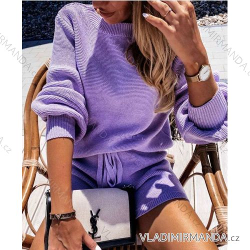 Baumwolljacke für Damen mit Kapuze (UNI SM) ITALIAN FASHION IMD20811