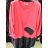 Kleid Langarm Damen übergroße (Uni L / 2XL) ITALIAN FASHION IMS20091