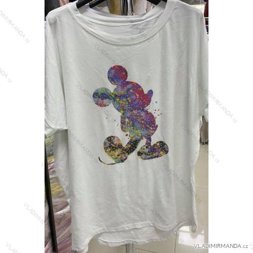 T-Shirt Kurzarm Frauen (UNI S-M) ITALIENISCHE MODE IMM20330