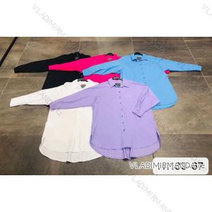 Kleid mit 3/4 Ärmeltasche für Damen (uni sl) ITALIAN Fashion IM3181746