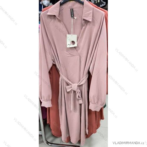 Sommer langärmliges geblümtes Kleid (uni s / m) ITALIAN FASHION IMM200166