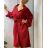Sommer langärmliges geblümtes Kleid (uni s / m) ITALIAN FASHION IMM200166
