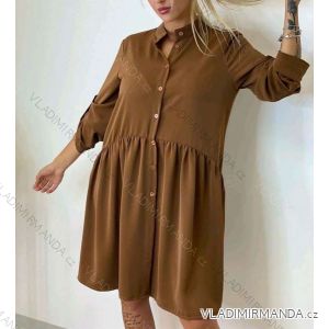 Sommer langärmliges geblümtes Kleid (uni s / m) ITALIAN FASHION IMM200166