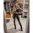 Leggings Hose Kunstleder mit Reißverschluss (xs-m) Italian Fashion LML20003