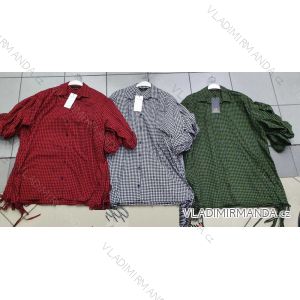 Mit Kapuze langärmliges mit Kapuze Kleid (uni s / m) IM2191956