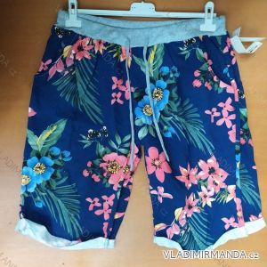 Jogginghose 3/4 kurze Sommerhose Damen dot (uni s / m) ITALIENISCHER MODUS IM1319131