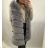Damenfellweste mit Kapuze (Einheitsgröße s / l) ITALIAN FASHION IMT2031120 S/L one size schwarz