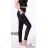 Lange Leggings DAMENLEDER (UNI S-M) ITALIENISCHE MODE IMM20FD3063