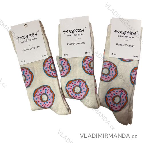 Fröhliche schwache Socken (35-38, 39-42) VIR2101/2_DR 35-38 Beige