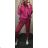 Sommer Tunika Kurzarm und lang gestreiften Rock Frauen (uni xs-m) ITALIENISCHE MODE IM119426