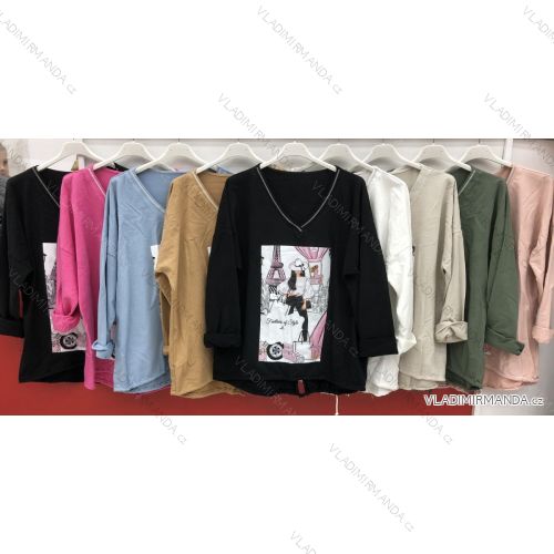 Mit Kapuze langärmliges mit Kapuze Kleid (uni s / m) IMWG20112