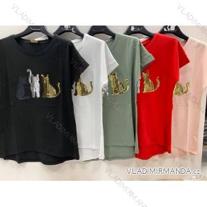 T-Shirt Kurzarm Frauen (UNI S-M) ITALIENISCHE MODE IMM20330